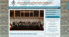 Desktop Screenshot of gewchorale.org